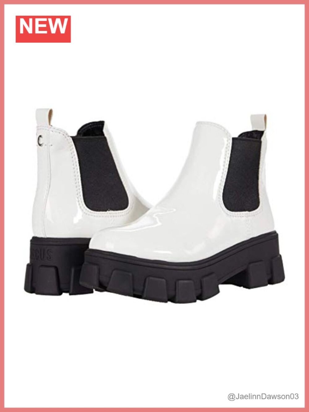 Circus NY Sam Edelman Darielle White Patent Ankle Bootie